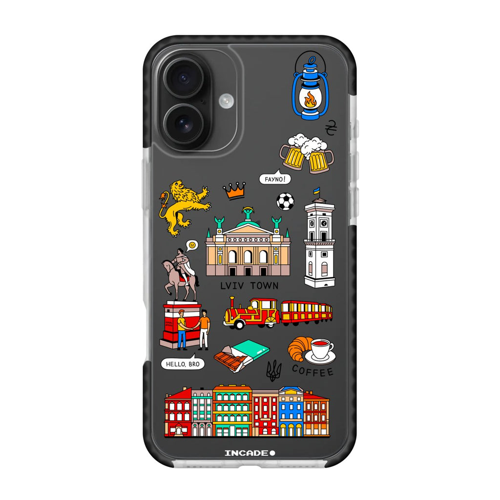 Чохол для iPhone 16 Plus LVIV - INCADE