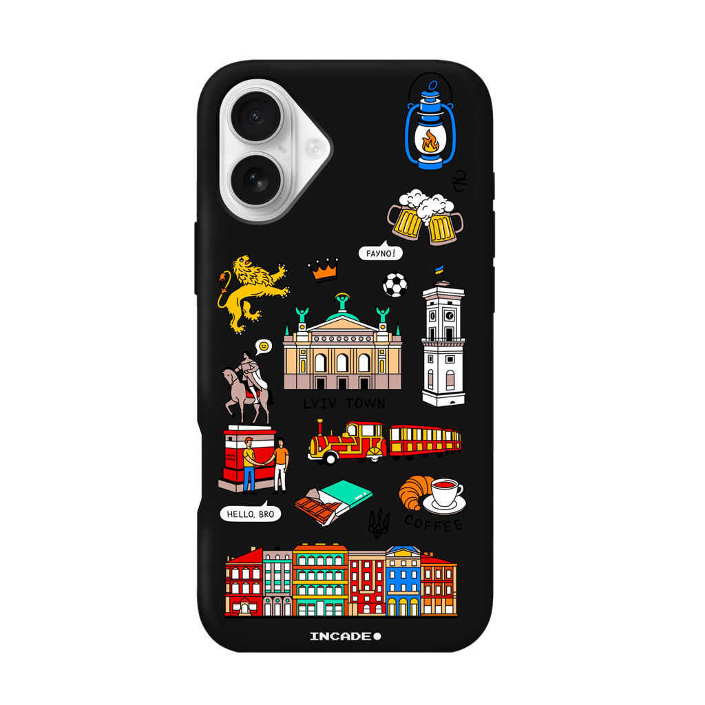 Чохол для iPhone 16 Plus LVIV - INCADE