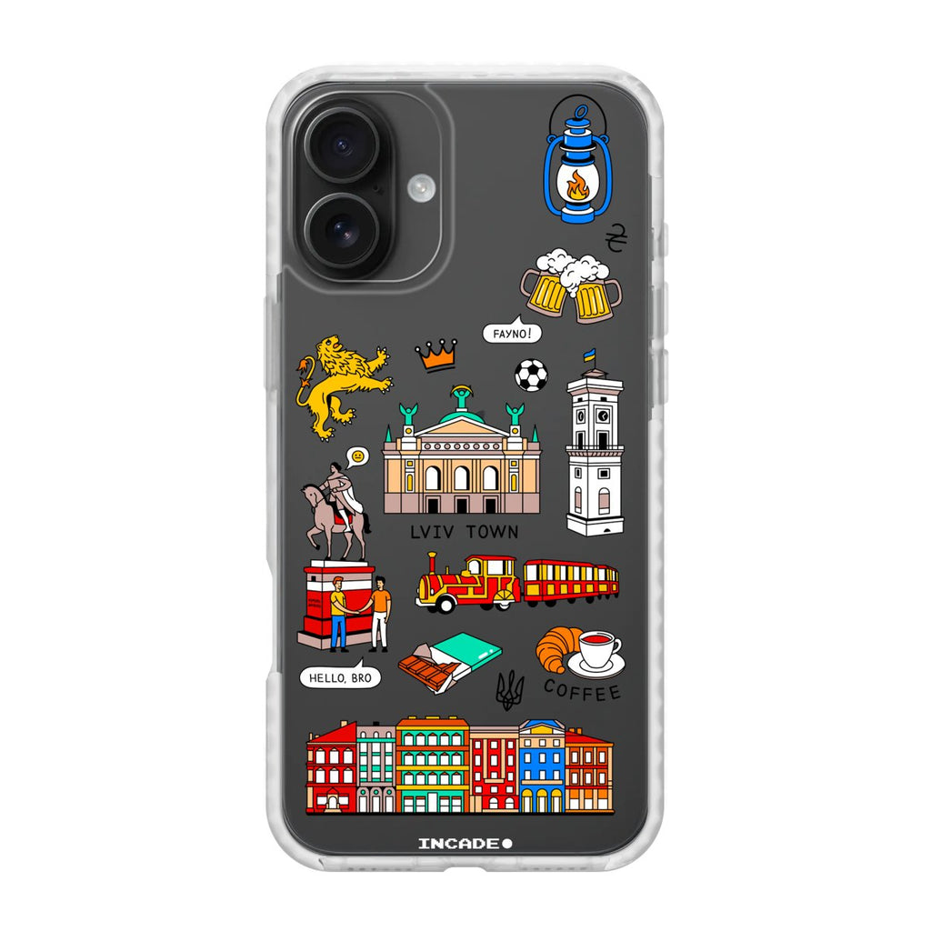Чохол для iPhone 16 Plus LVIV - INCADE
