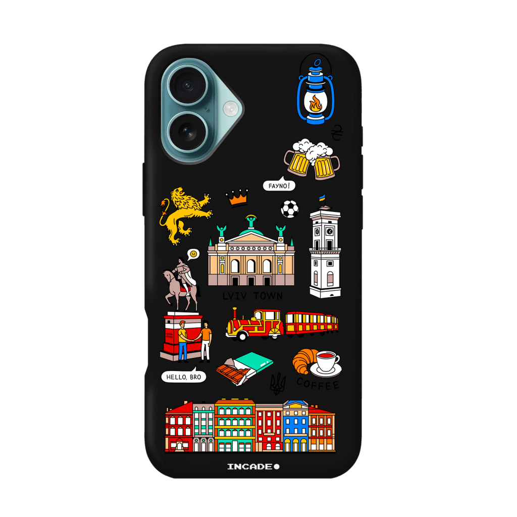Чохол для iPhone 16 Plus LVIV - INCADE