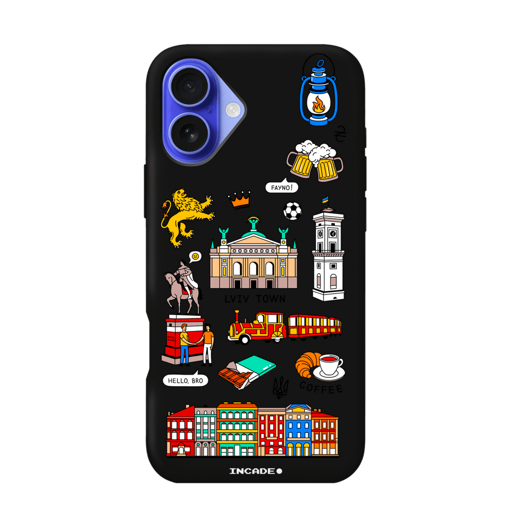 Чохол для iPhone 16 Plus LVIV - INCADE