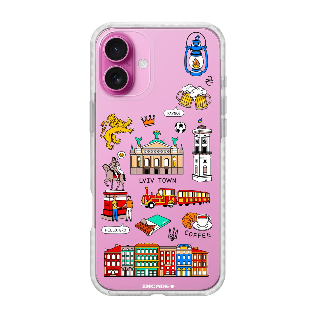 Чохол для iPhone 16 Plus LVIV - INCADE