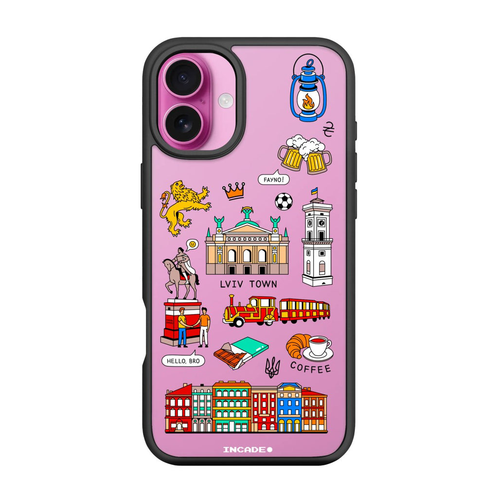 Чохол для iPhone 16 Plus LVIV - INCADE