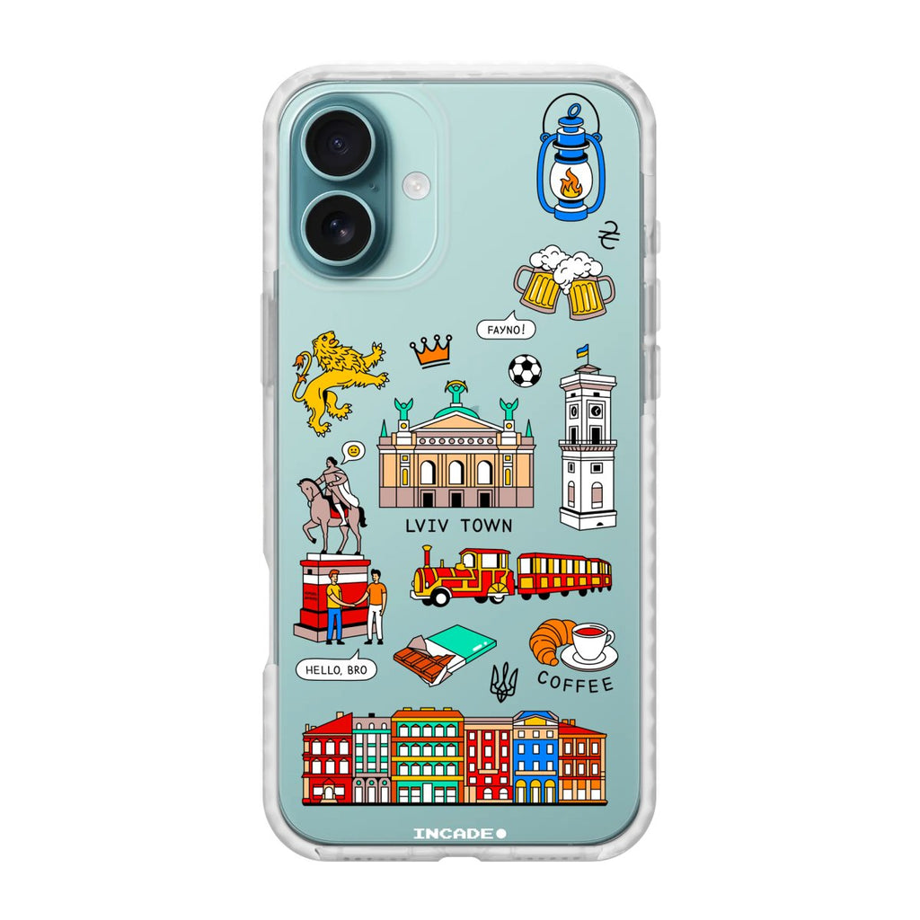 Чохол для iPhone 16 Plus LVIV - INCADE