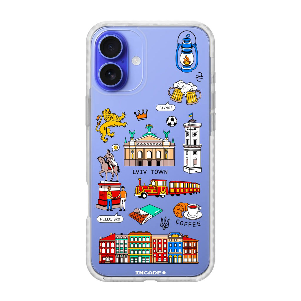 Чохол для iPhone 16 Plus LVIV - INCADE