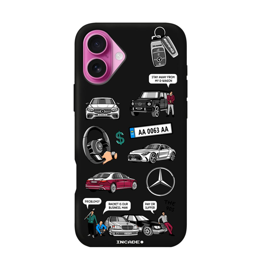 Чохол для iPhone 16 Plus MERCEDES - INCADE