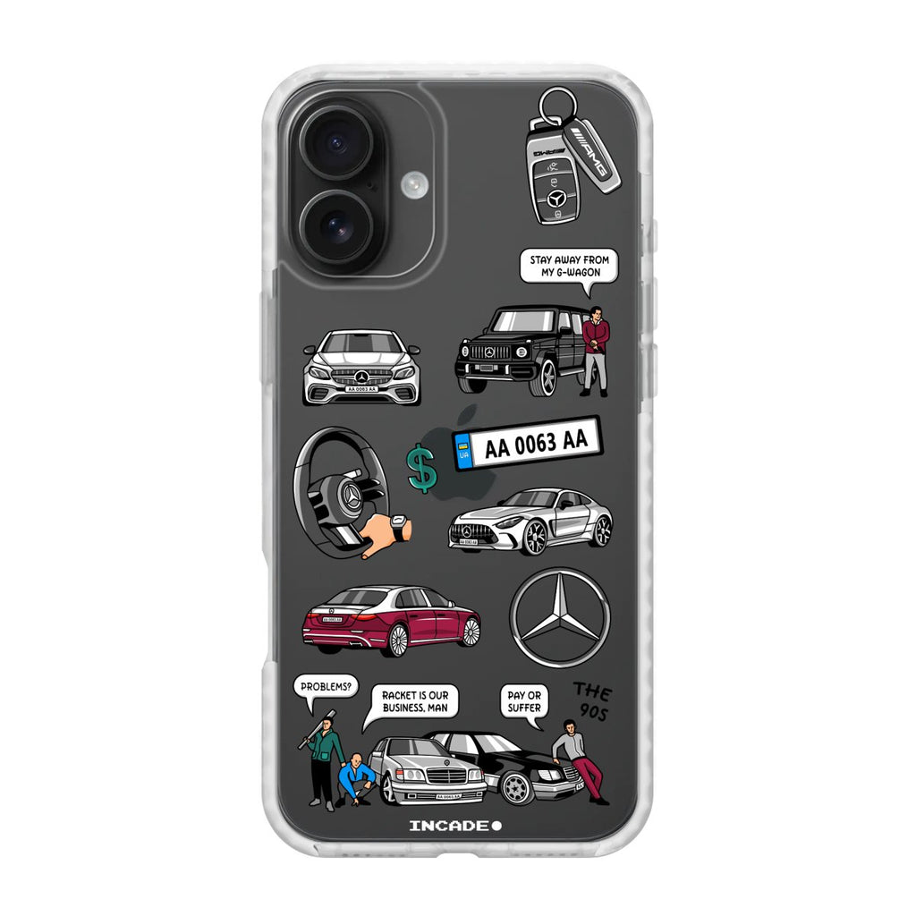 Чохол для iPhone 16 Plus MERCEDES - INCADE