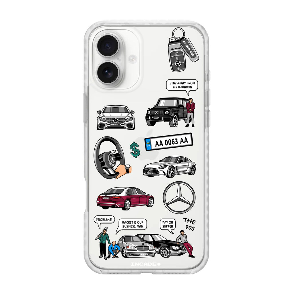 Чохол для iPhone 16 Plus MERCEDES - INCADE