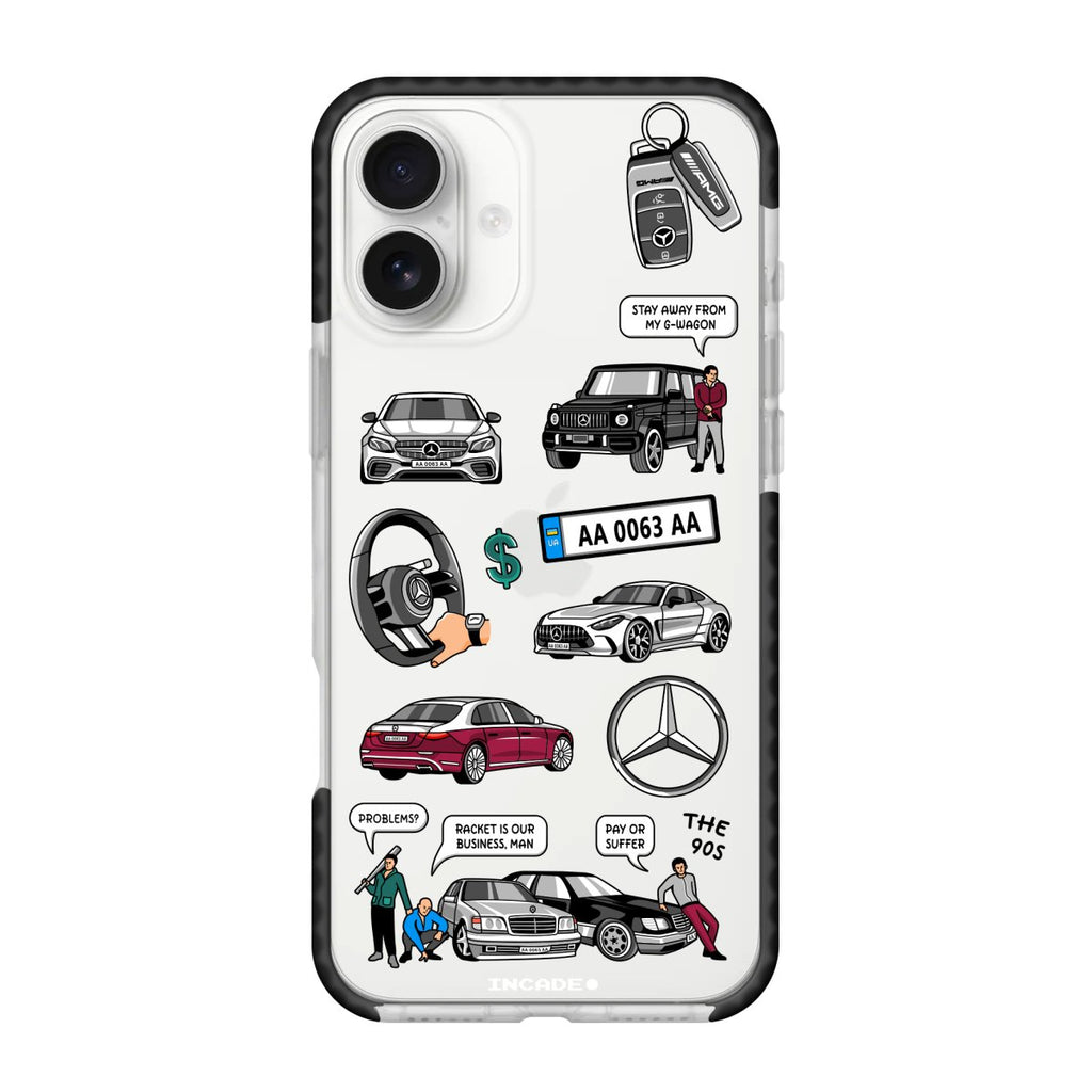 Чохол для iPhone 16 Plus MERCEDES - INCADE