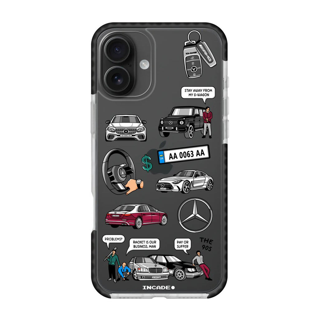 Чохол для iPhone 16 Plus MERCEDES - INCADE