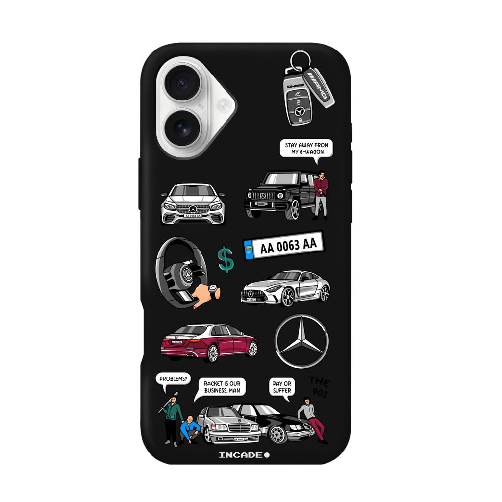 Чохол для iPhone 16 Plus MERCEDES - INCADE