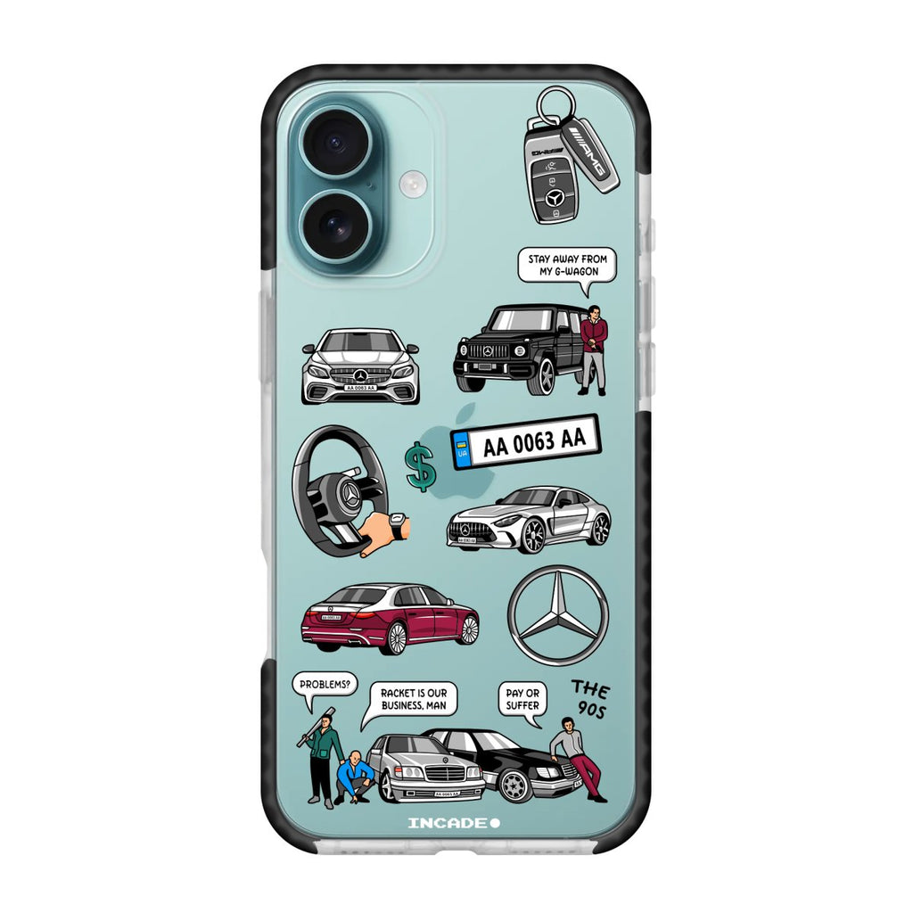 Чохол для iPhone 16 Plus MERCEDES - INCADE