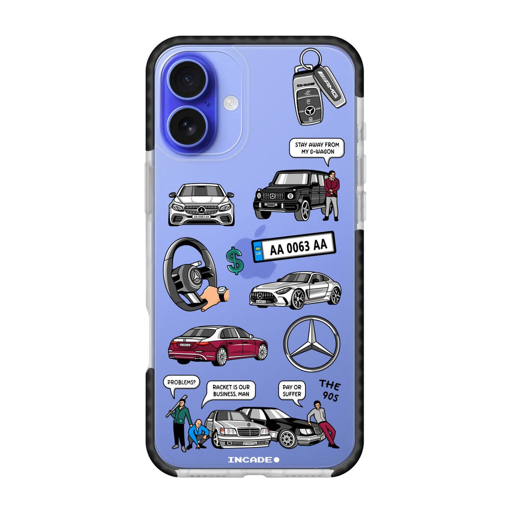Чохол для iPhone 16 Plus MERCEDES - INCADE