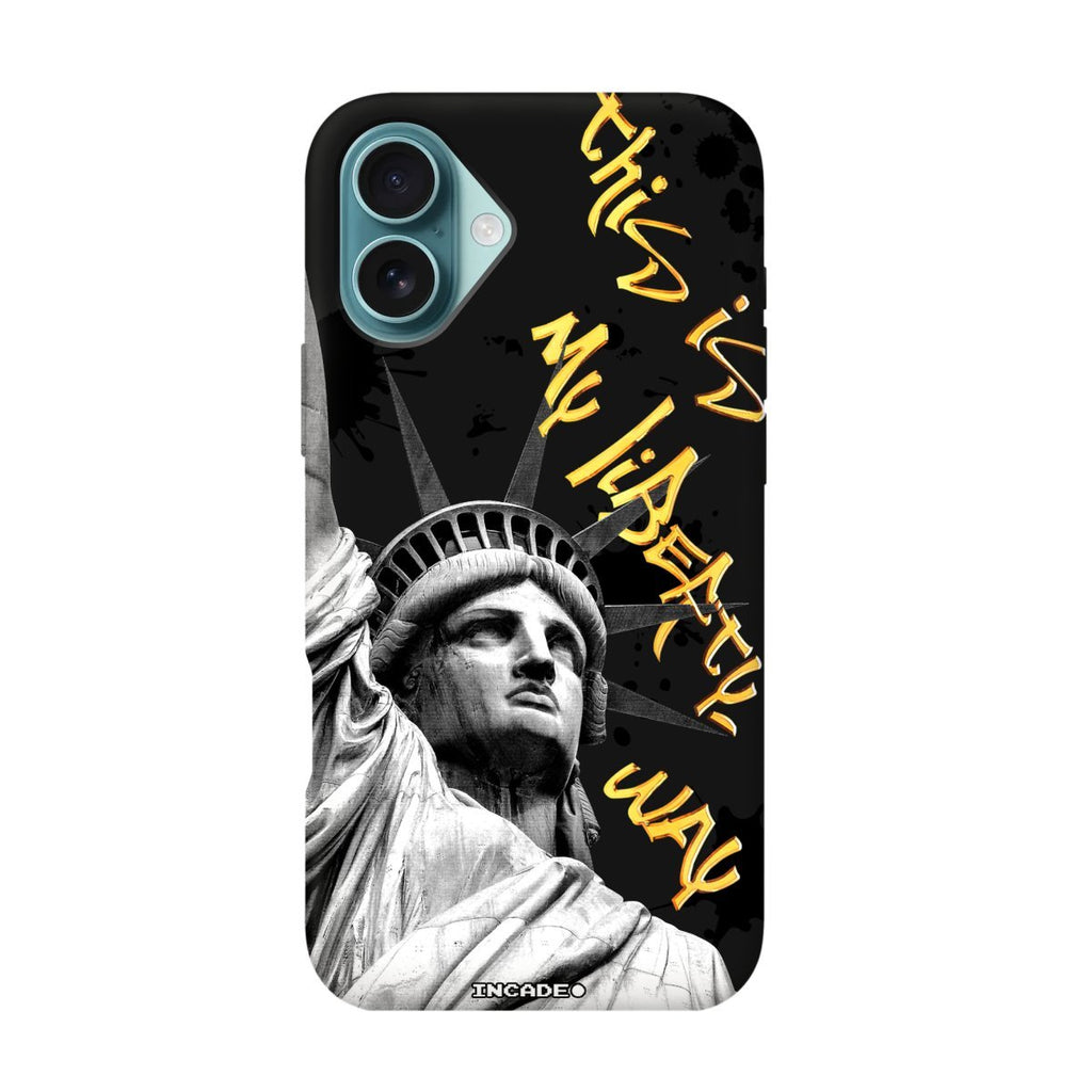 Чохол для iPhone 16 Plus STATUE GREY - INCADE