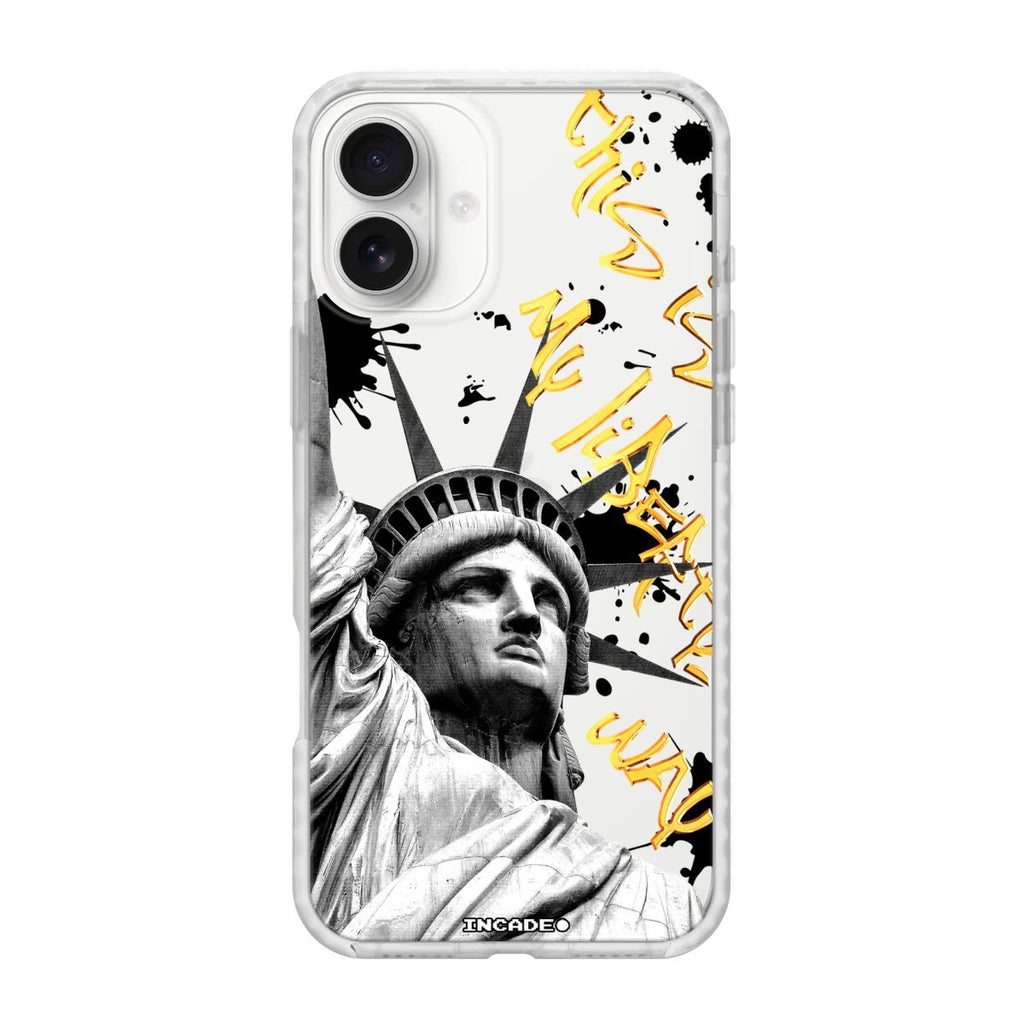 Чохол для iPhone 16 Plus STATUE GREY - INCADE