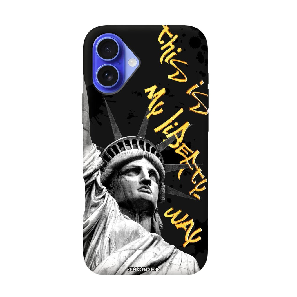Чохол для iPhone 16 Plus STATUE GREY - INCADE