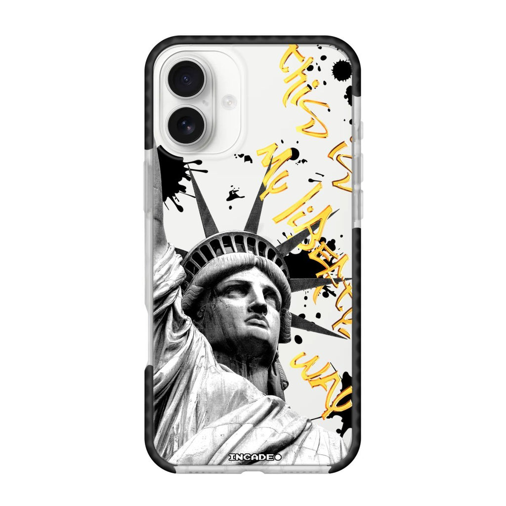 Чохол для iPhone 16 Plus STATUE GREY - INCADE