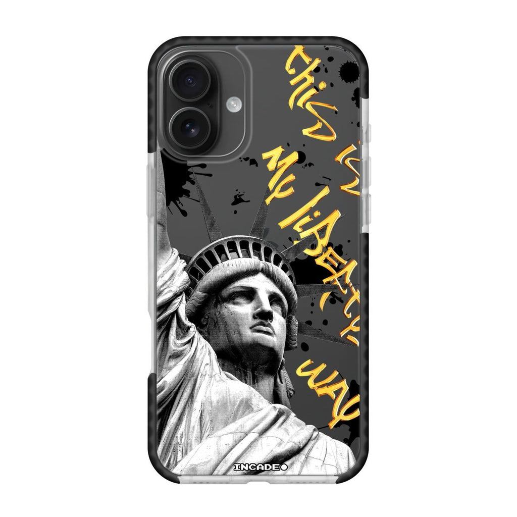 Чохол для iPhone 16 Plus STATUE GREY - INCADE