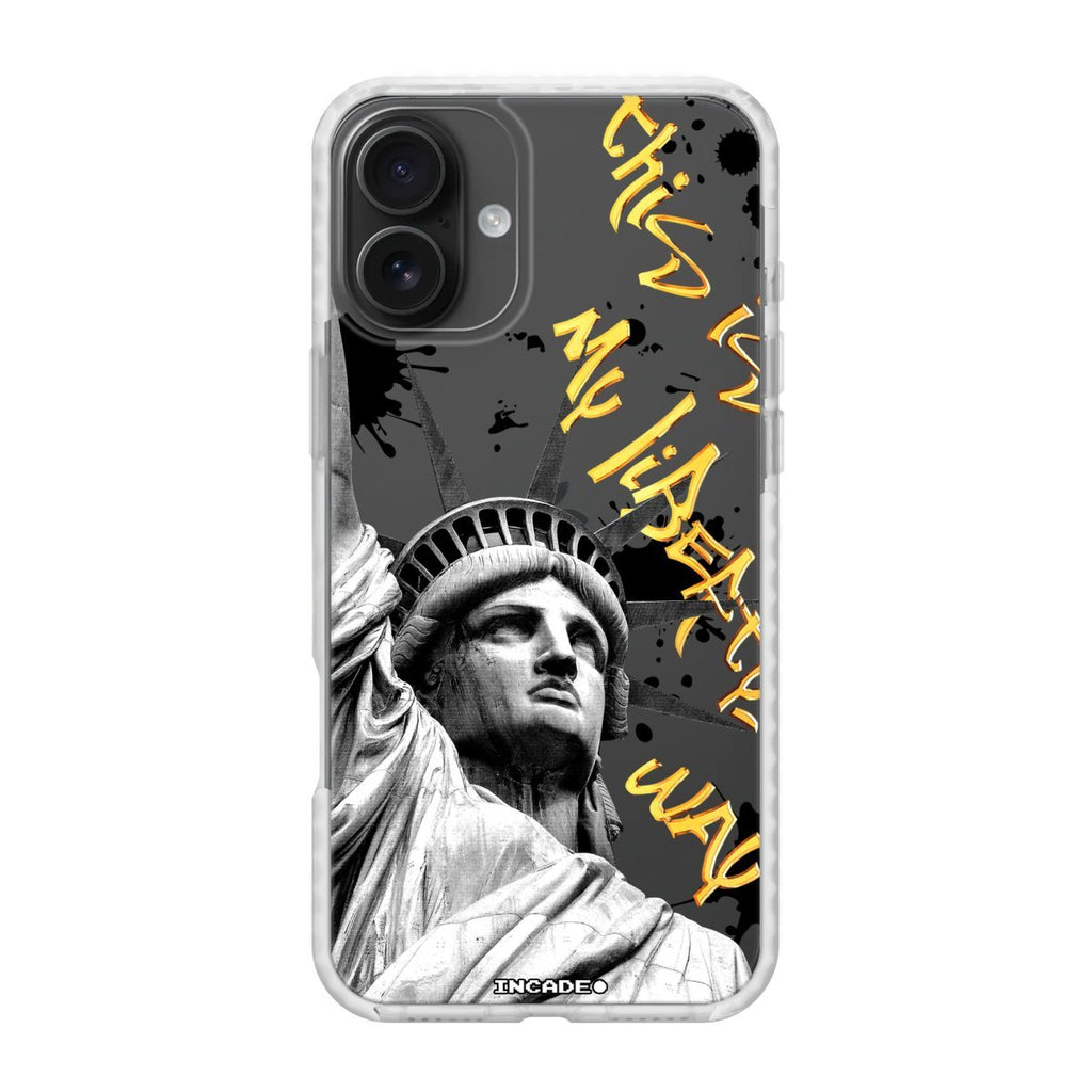 Чохол для iPhone 16 Plus STATUE GREY - INCADE