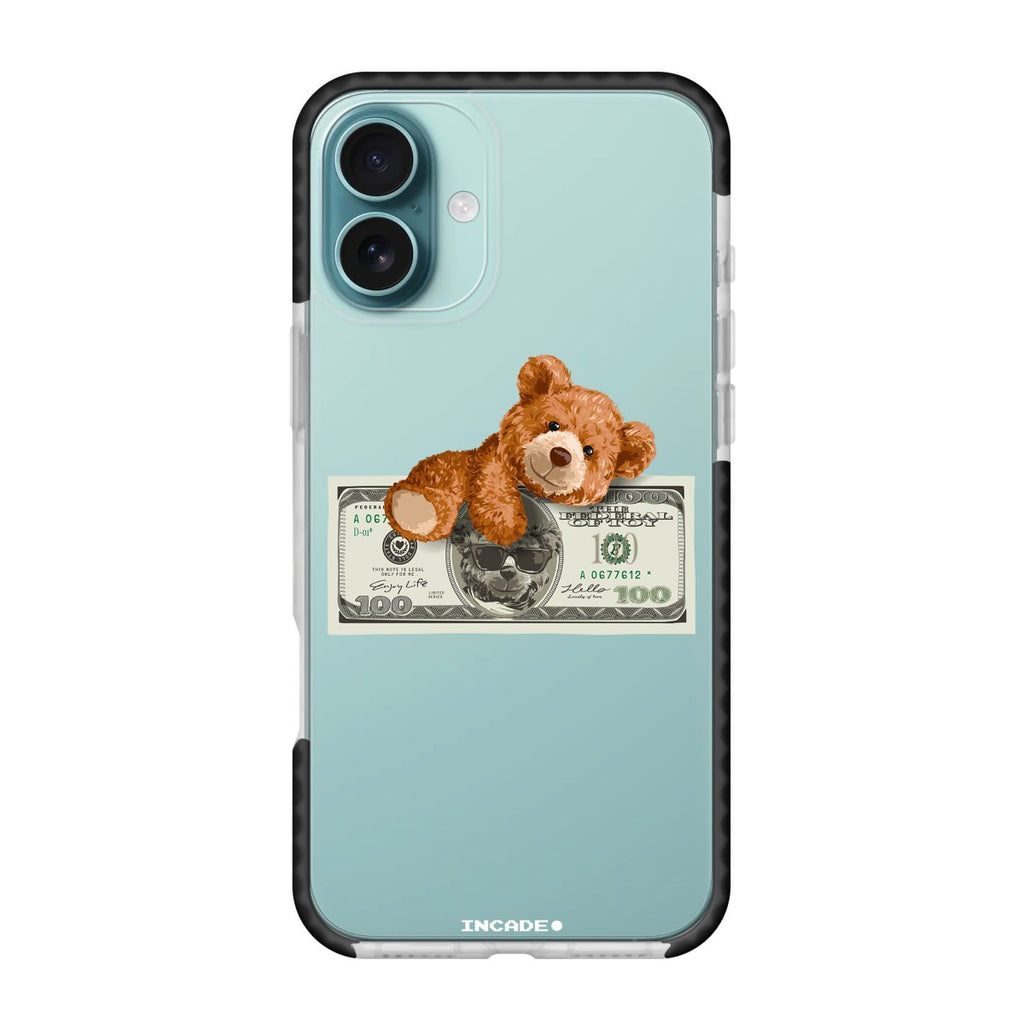 Чохол для iPhone 16 Plus teddy dollar - INCADE