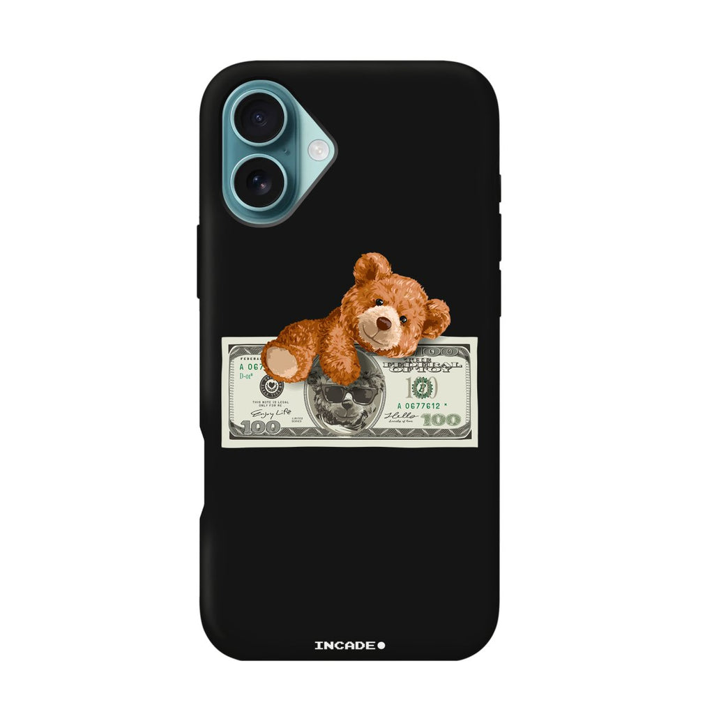 Чохол для iPhone 16 Plus teddy dollar - INCADE