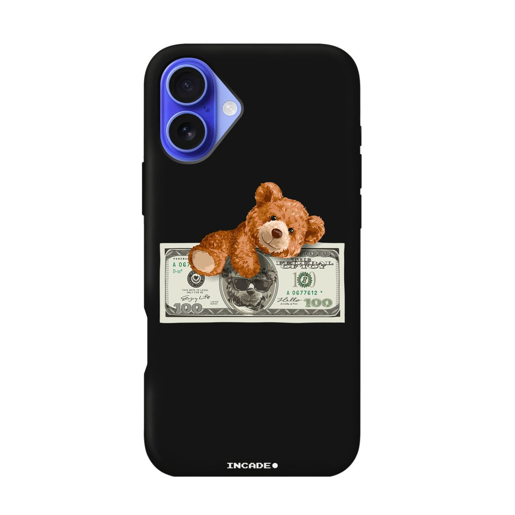 Чохол для iPhone 16 Plus teddy dollar - INCADE