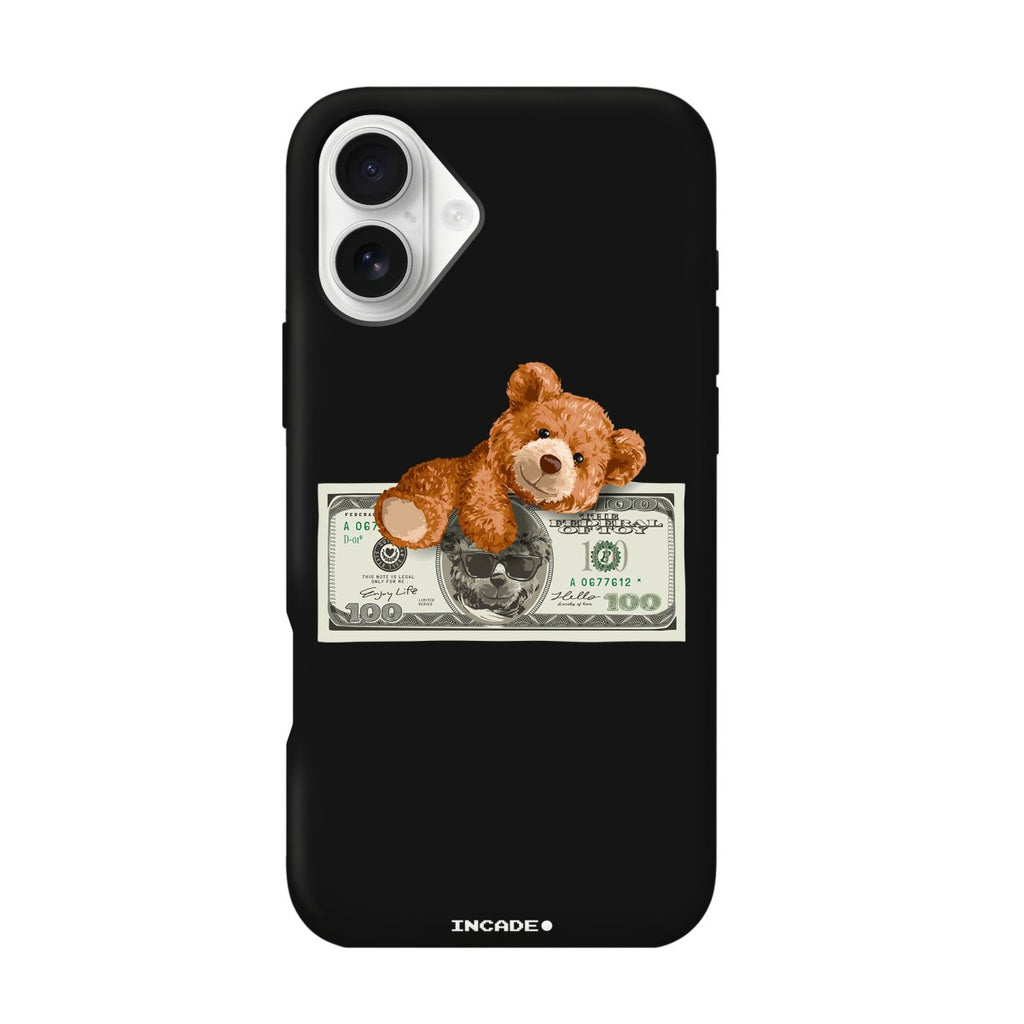Чохол для iPhone 16 Plus teddy dollar - INCADE