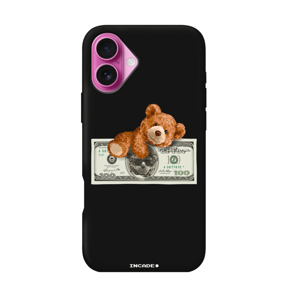 Чохол для iPhone 16 Plus teddy dollar - INCADE