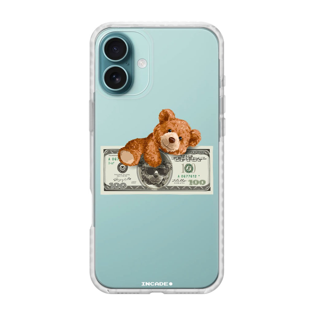 Чохол для iPhone 16 Plus teddy dollar - INCADE