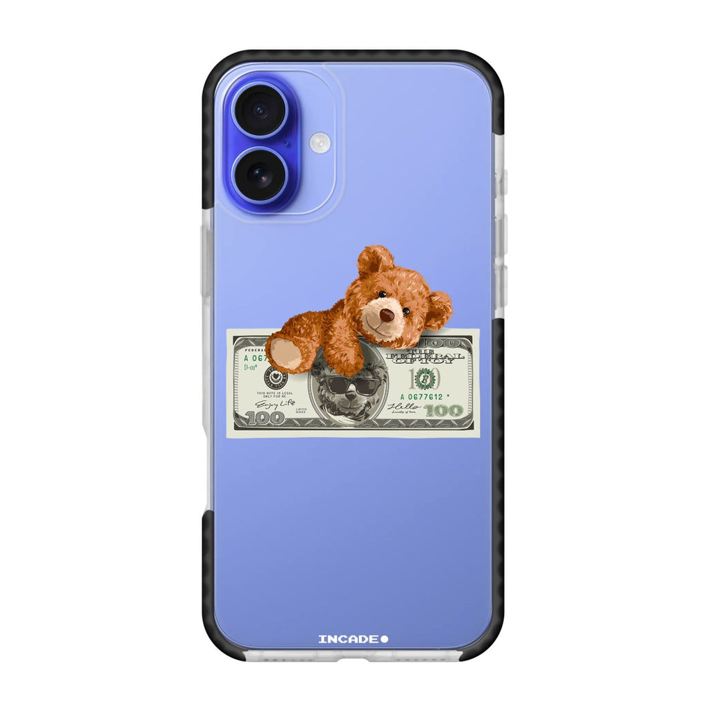 Чохол для iPhone 16 Plus teddy dollar - INCADE