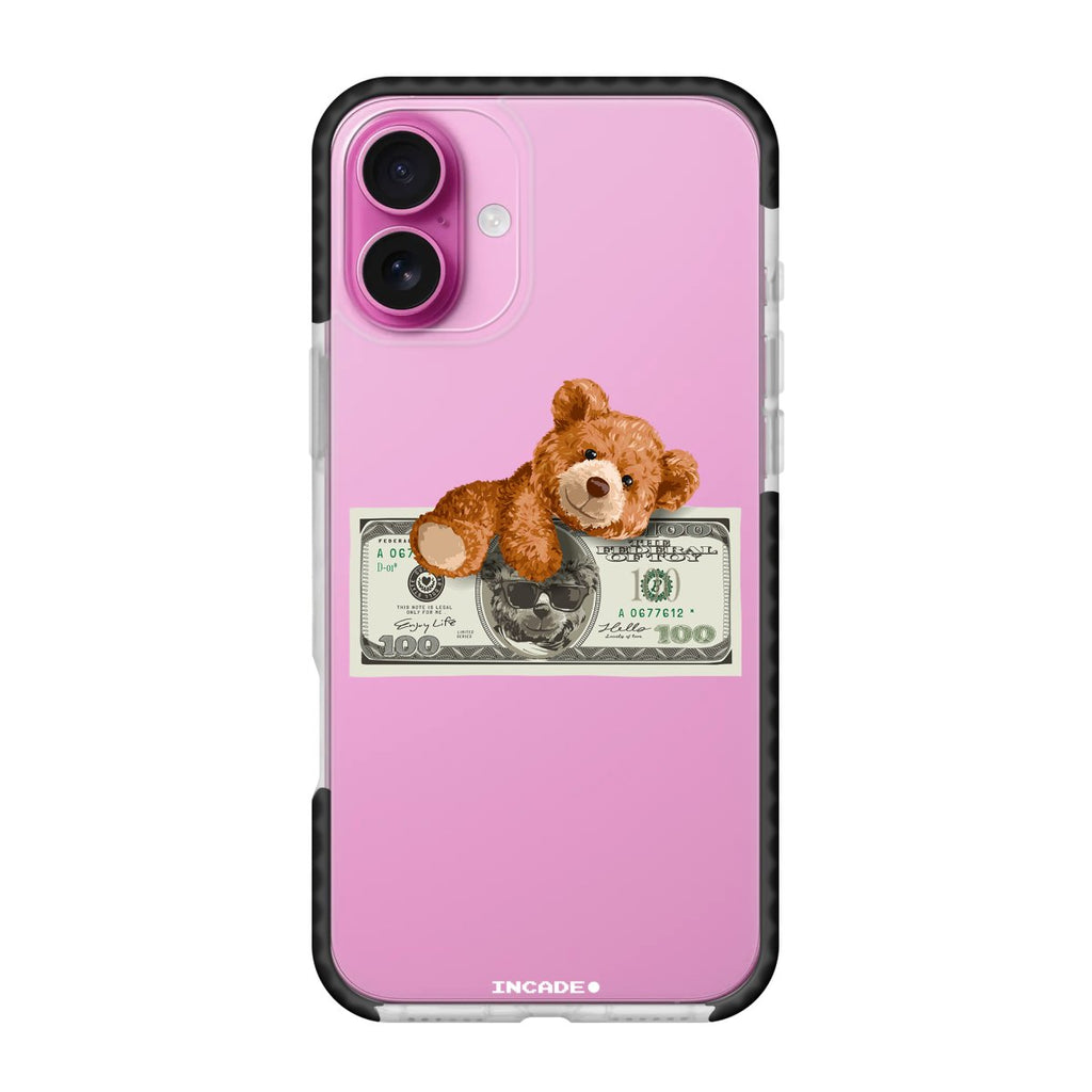 Чохол для iPhone 16 Plus teddy dollar - INCADE