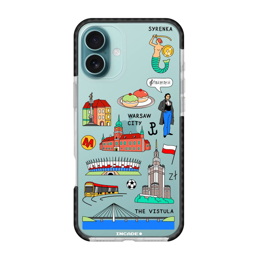 Чохол для iPhone 16 Plus WARSAW - INCADE