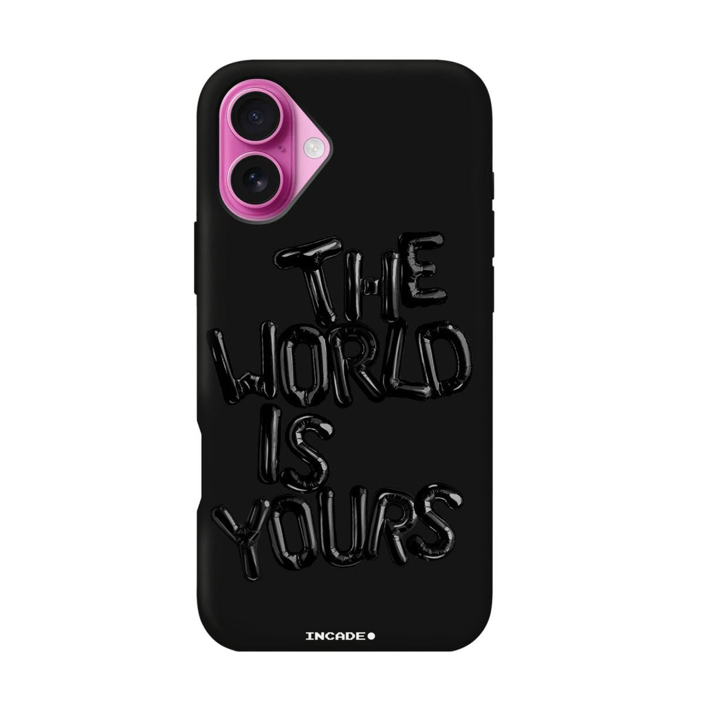 Чохол для iPhone 16 Plus world black - INCADE