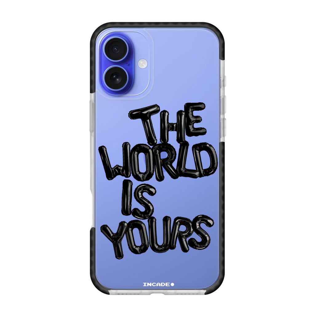 Чохол для iPhone 16 Plus world black - INCADE