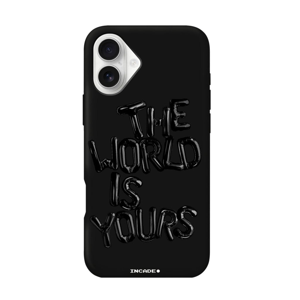 Чохол для iPhone 16 Plus world black - INCADE