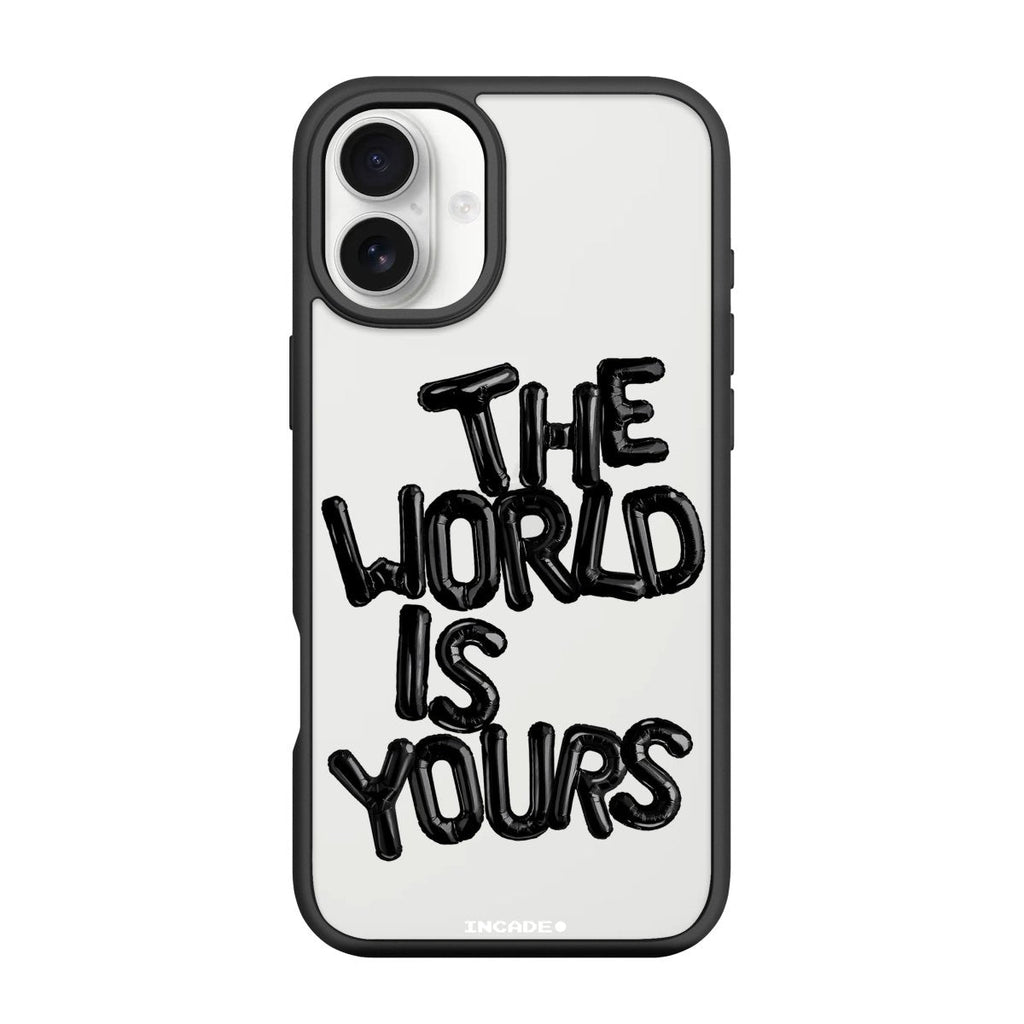 Чохол для iPhone 16 Plus world black - INCADE