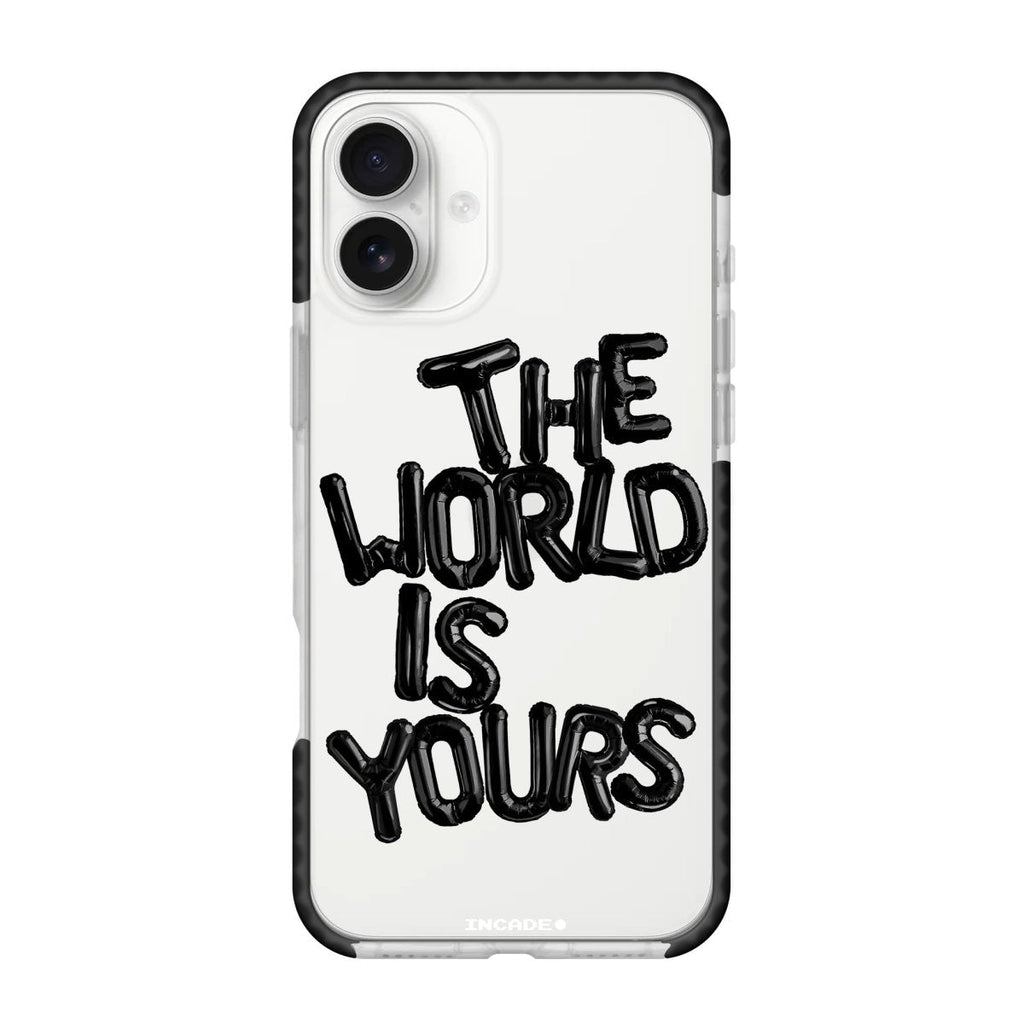 Чохол для iPhone 16 Plus world black - INCADE