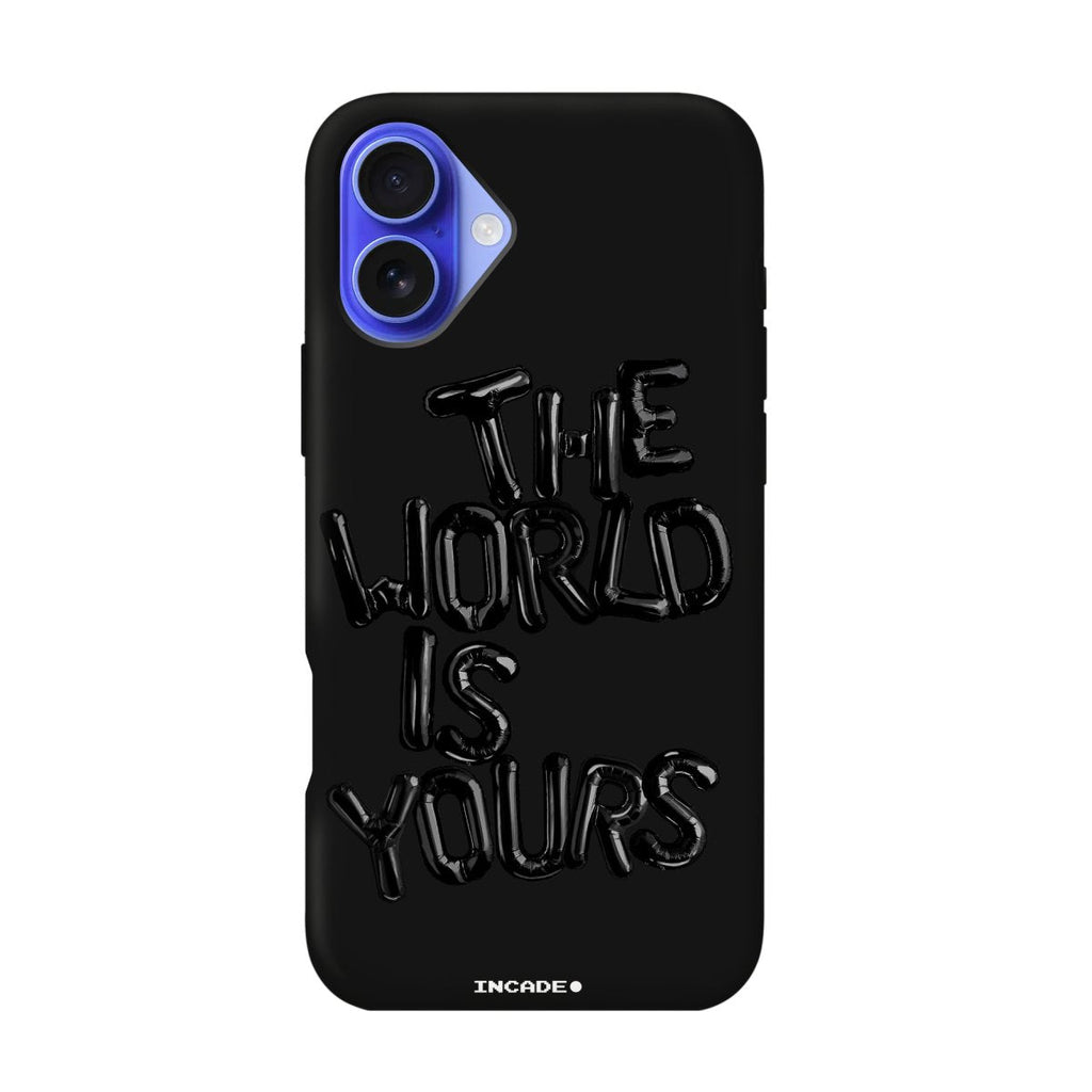 Чохол для iPhone 16 Plus world black - INCADE
