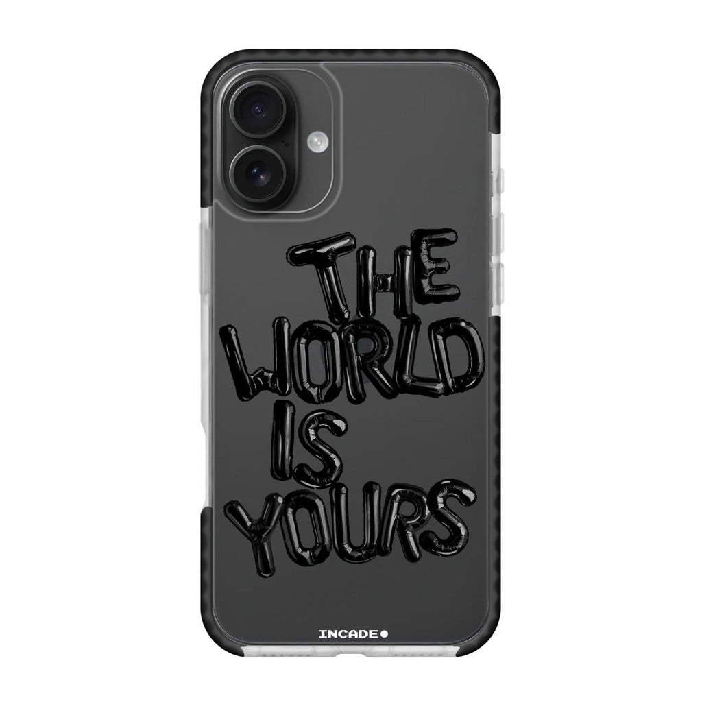 Чохол для iPhone 16 Plus world black - INCADE