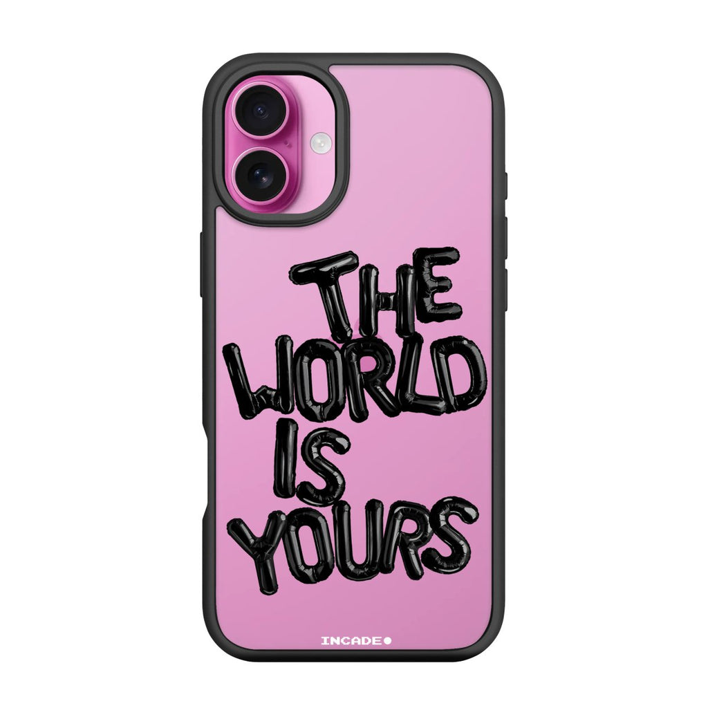 Чохол для iPhone 16 Plus world black - INCADE