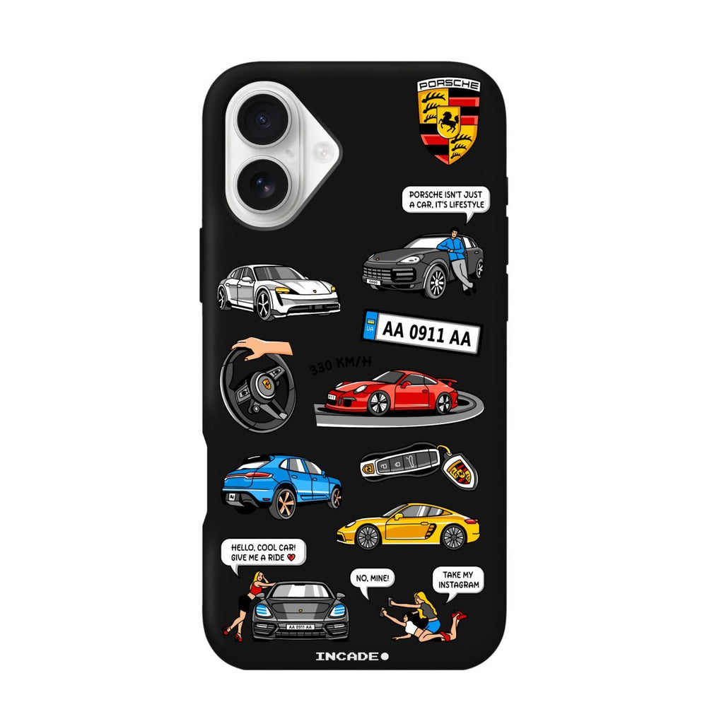 Чохол для iPhone 16 PORSCHE - INCADE