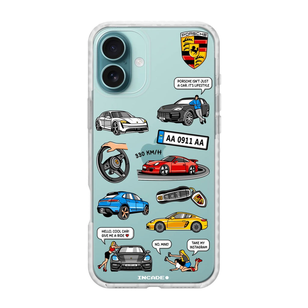 Чохол для iPhone 16 PORSCHE - INCADE