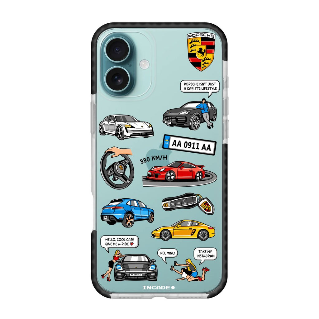 Чохол для iPhone 16 PORSCHE - INCADE