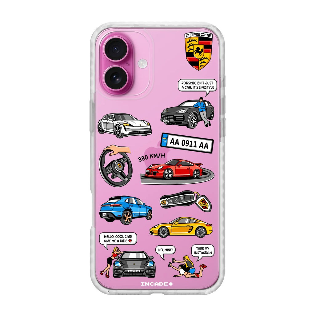 Чохол для iPhone 16 PORSCHE - INCADE