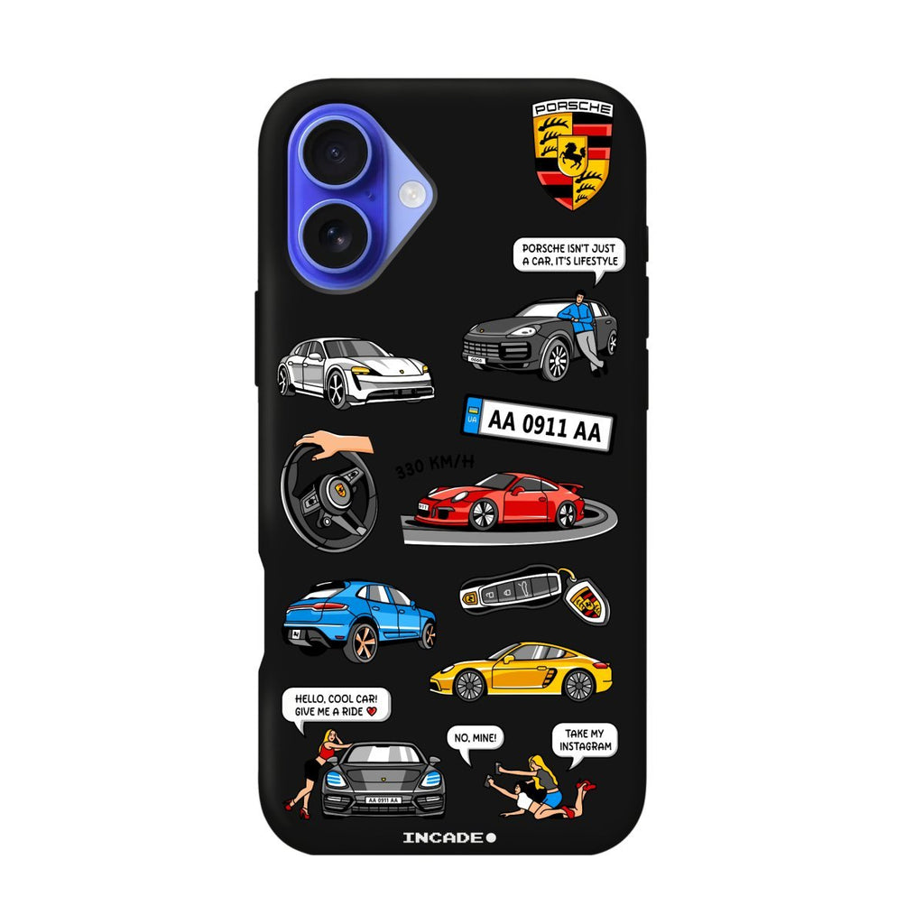 Чохол для iPhone 16 PORSCHE - INCADE