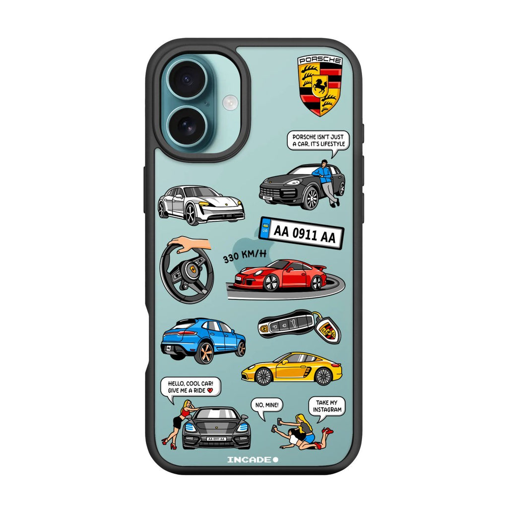 Чохол для iPhone 16 PORSCHE - INCADE
