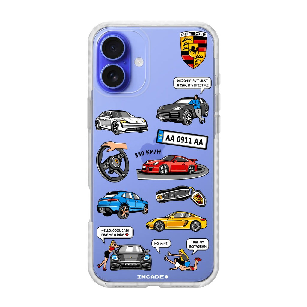 Чохол для iPhone 16 PORSCHE - INCADE
