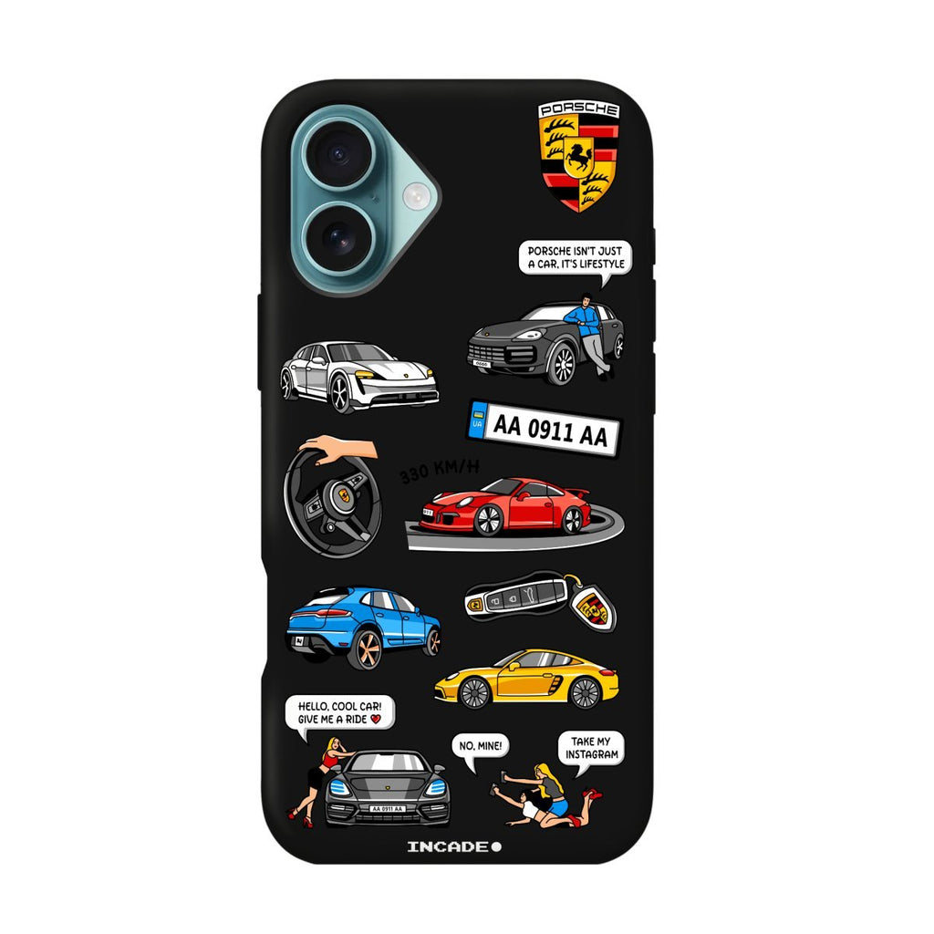 Чохол для iPhone 16 PORSCHE - INCADE