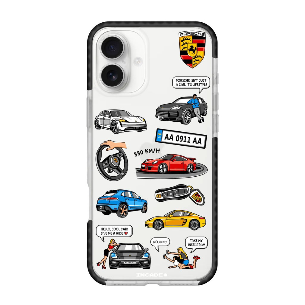 Чохол для iPhone 16 PORSCHE - INCADE