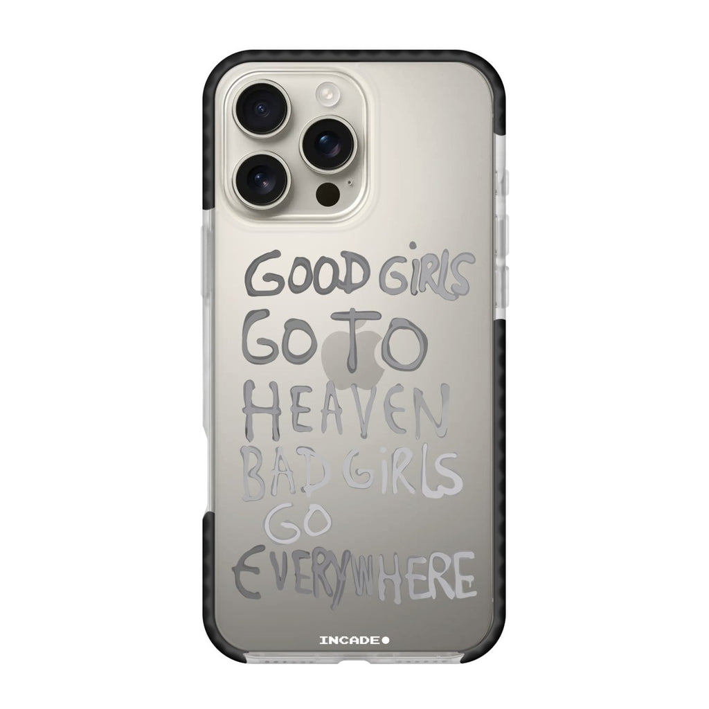 Чохол для iPhone 16 Pro bad girl silver - INCADE